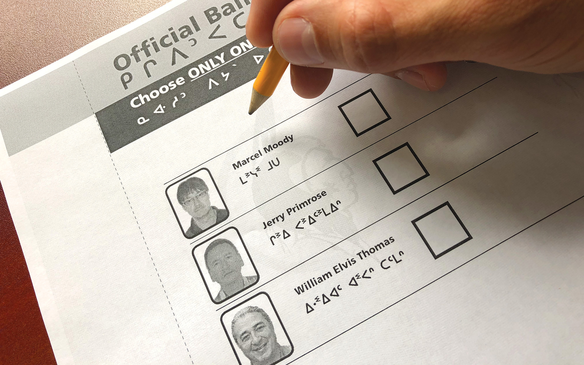 Election Ballot 2018