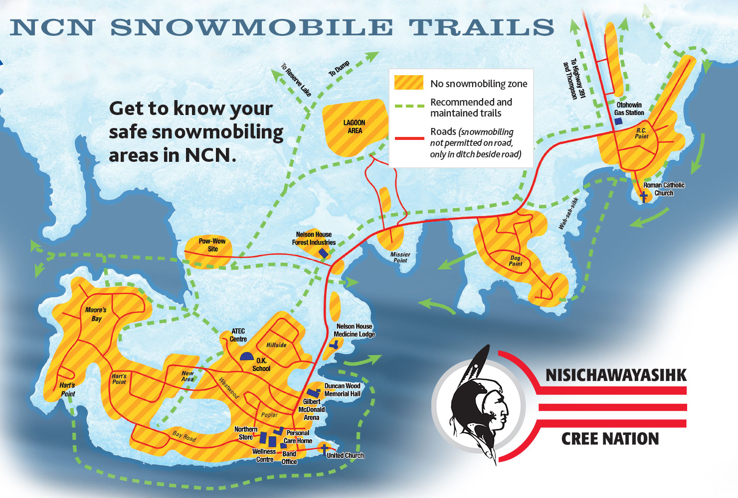 NCN Snowmobile Trails