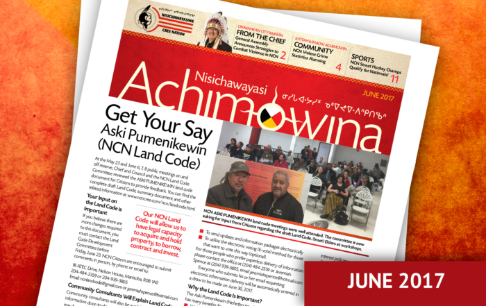 Achimowina June 2017 - Aski Pumenikewin Get Your Say