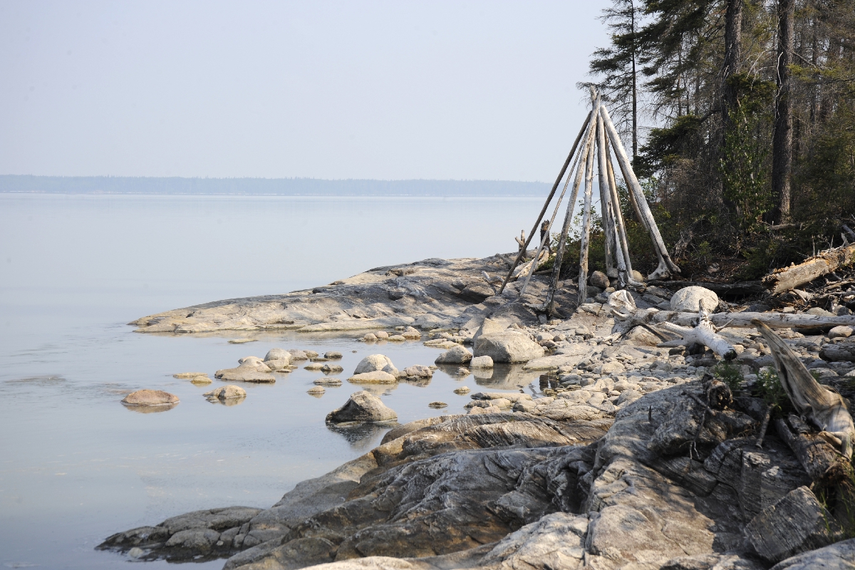 Shore on Footprint Lake