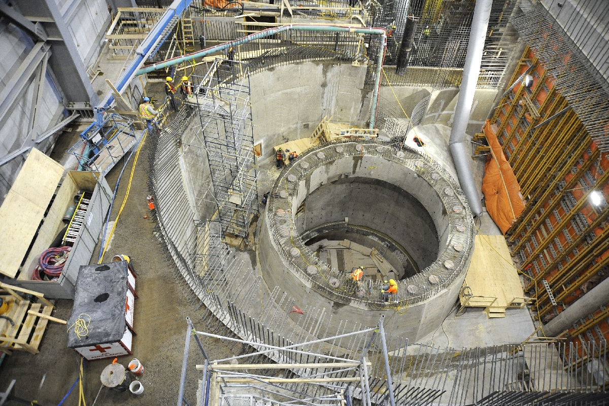 Building Wuskwatim Generating Station