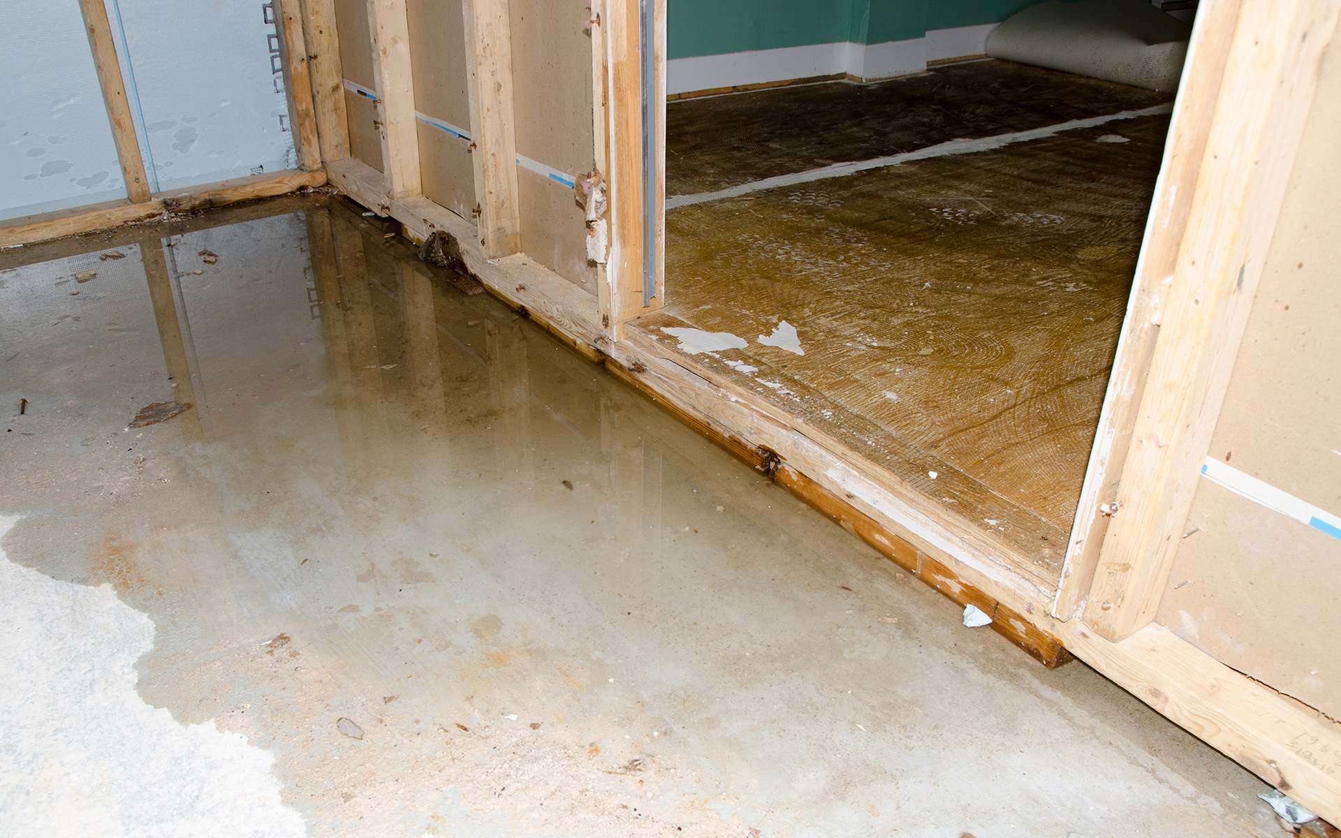 Water Damage from Drain Blockage